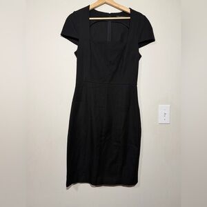 Banana Republic Classic Black Midi Dress
